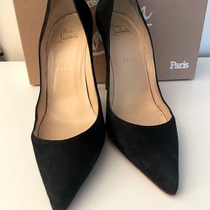 Christian Louboutin Suede Pigalle Follies 100mm